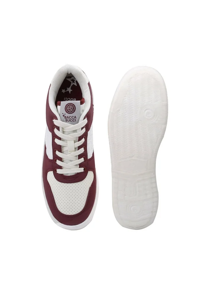 Bacca Bucci Cosmic Wine Cosmic Dream Sneakers 3D tongue, transparent sole, and galaxy-grade comfort for every step for Women | Best Price UAE